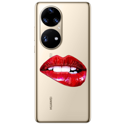 Husa Huawei P50 Pro, Silicon Premium, Bite my Lips